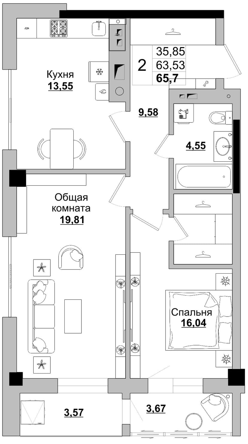 Квартира 124 2