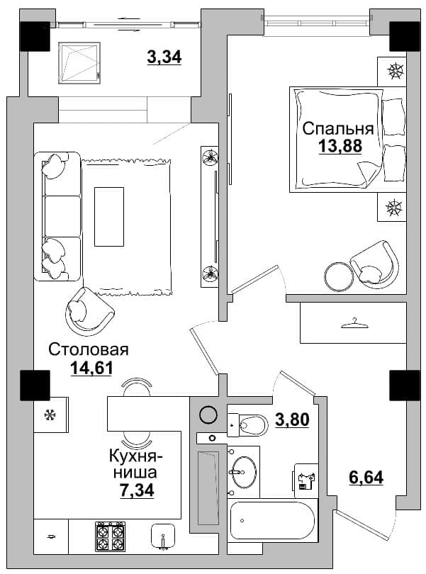 Квартира 70 2