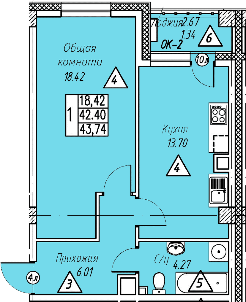 Квартира 60 2