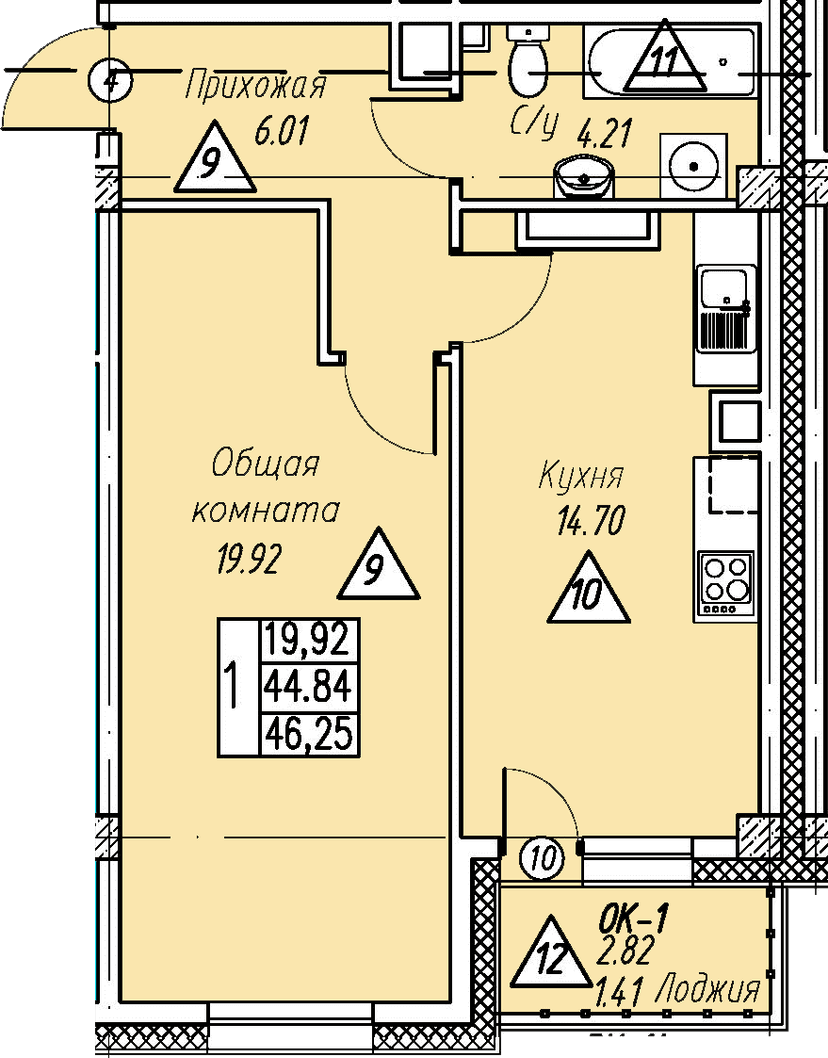 Квартира 46 2