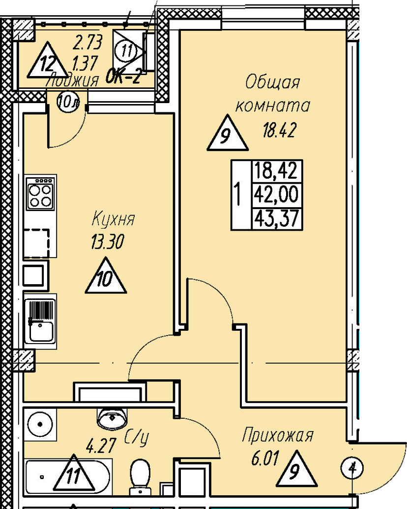 Квартира 105 2