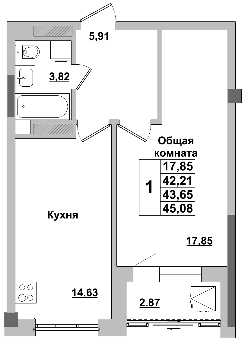 Квартира 322 1