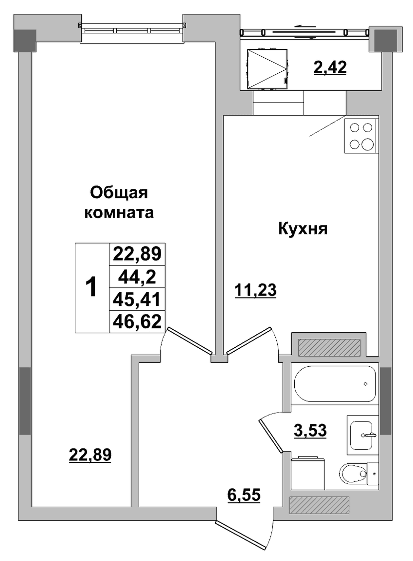 Квартира 110 1