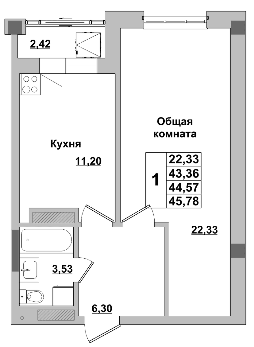 Квартира 211 1