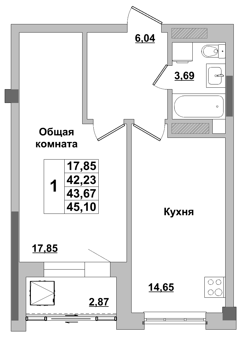 Квартира 97 1