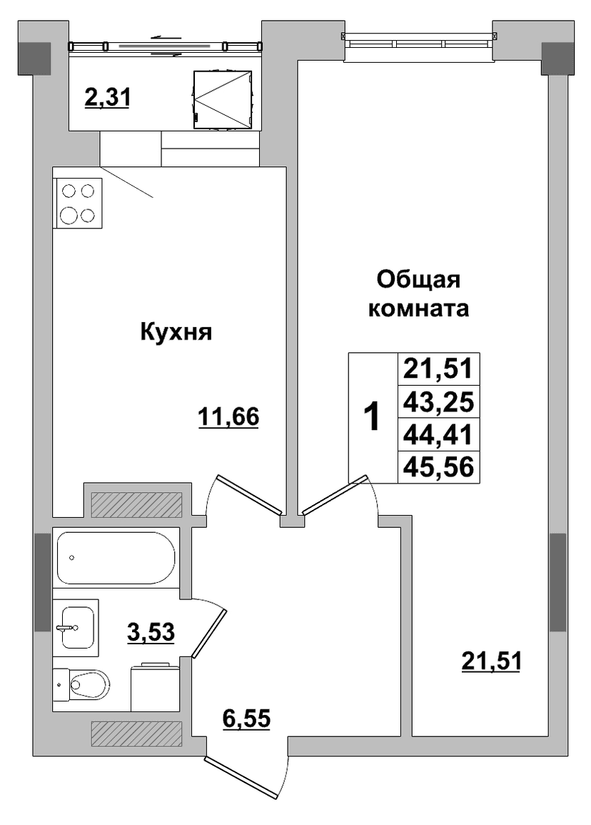 Квартира 93 1