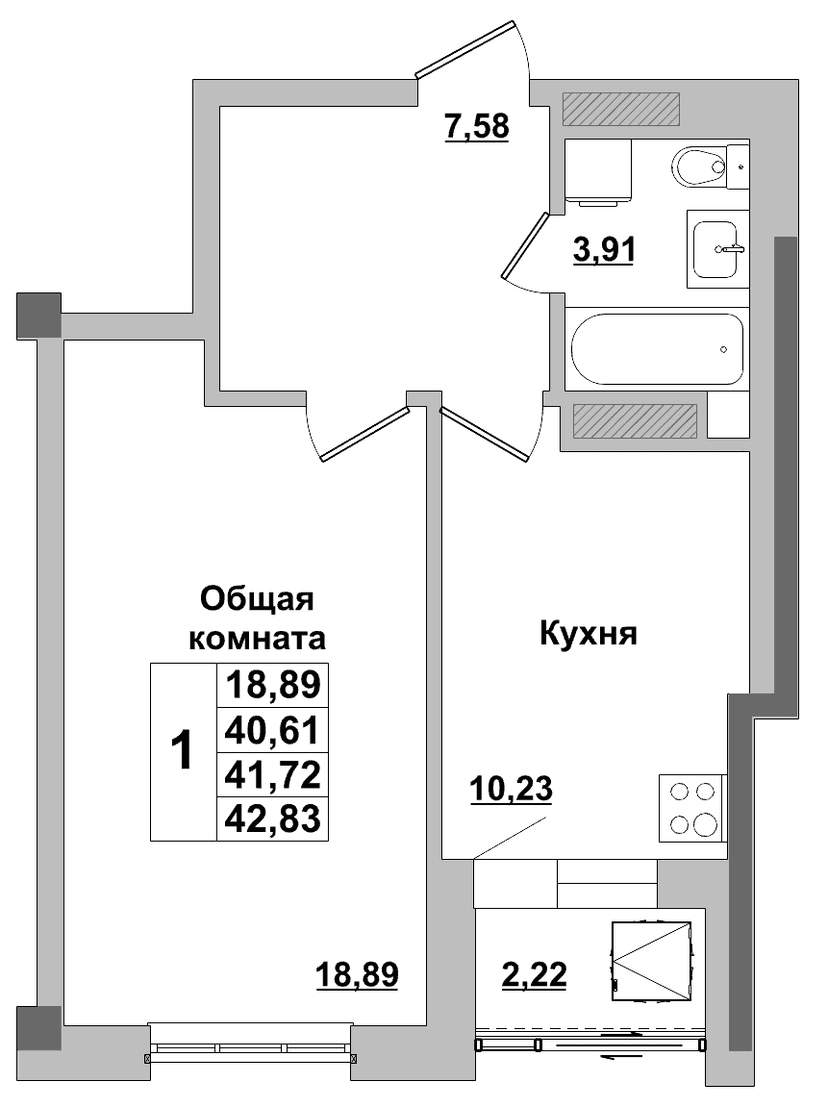 Квартира 90 1