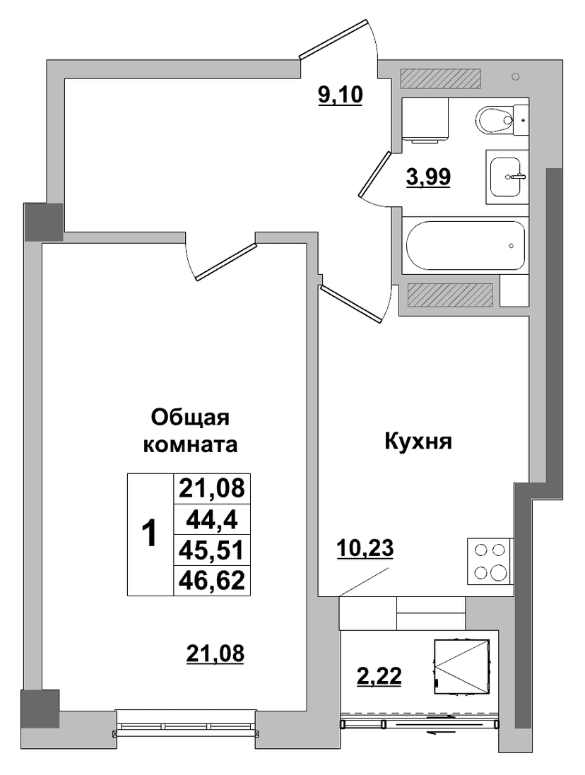 Квартира 75 1