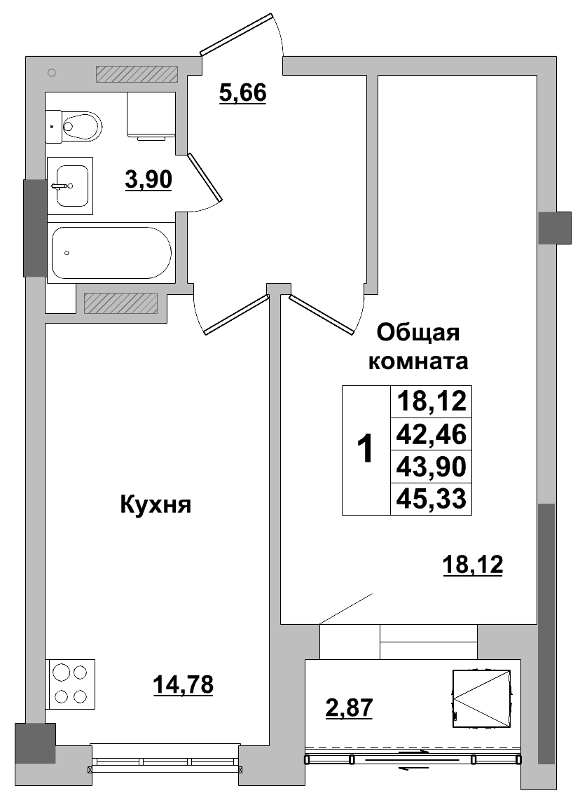 Квартира 281 1