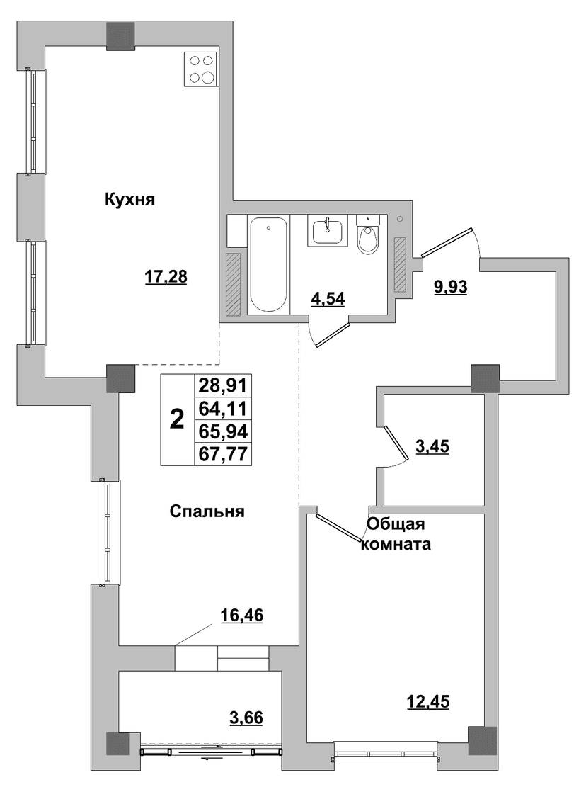 Квартира 60 1