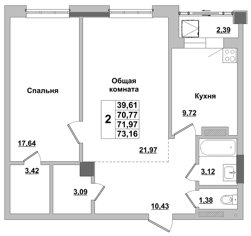 Квартира 276 1