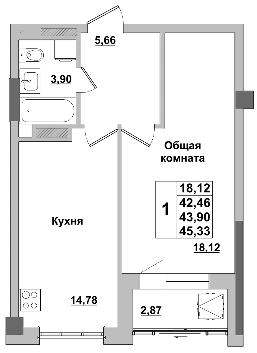 Квартира 274 1