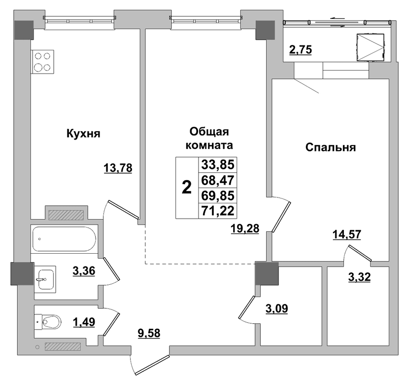 Квартира 170 1