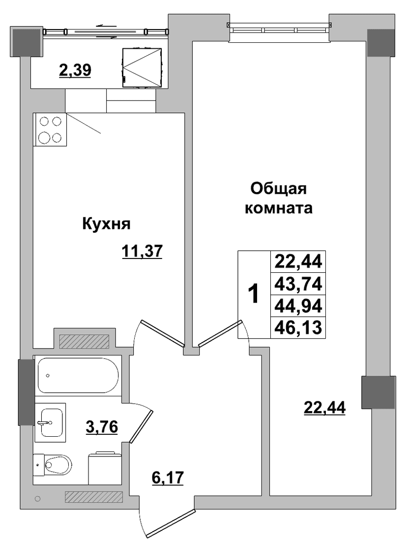 Квартира 169 1