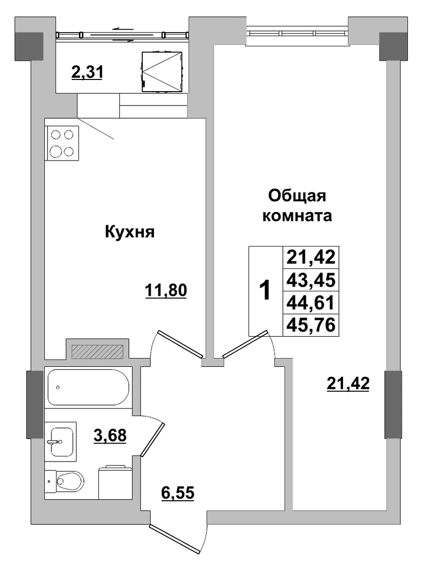Квартира 54 1