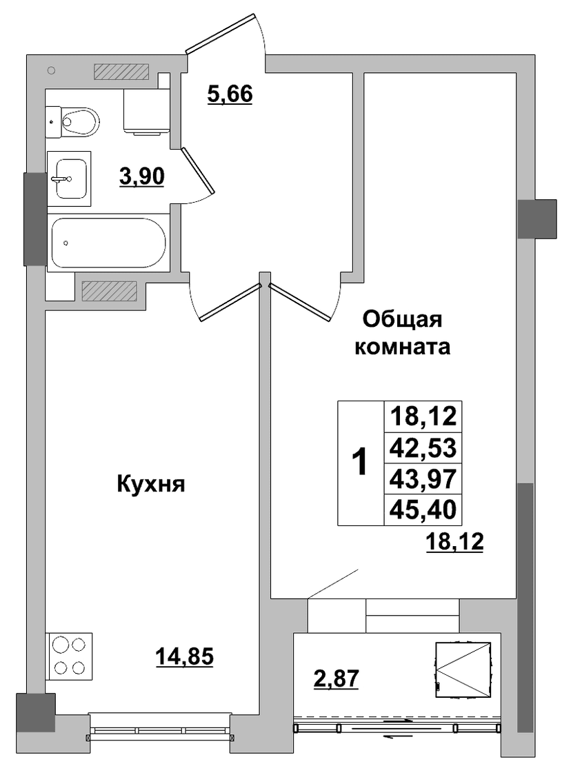 Квартира 267 1