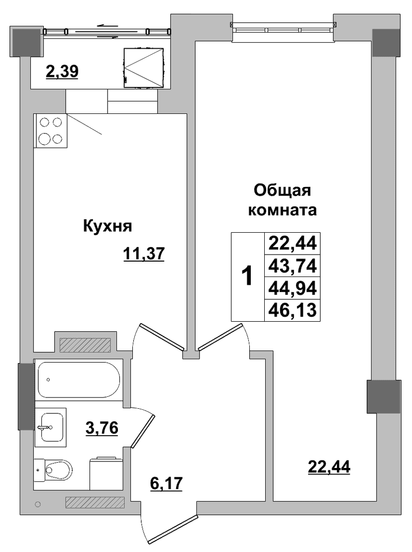Квартира 162 1