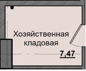 1 комн., 7.47 м²