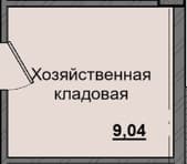 1 комн., 9.04 м²