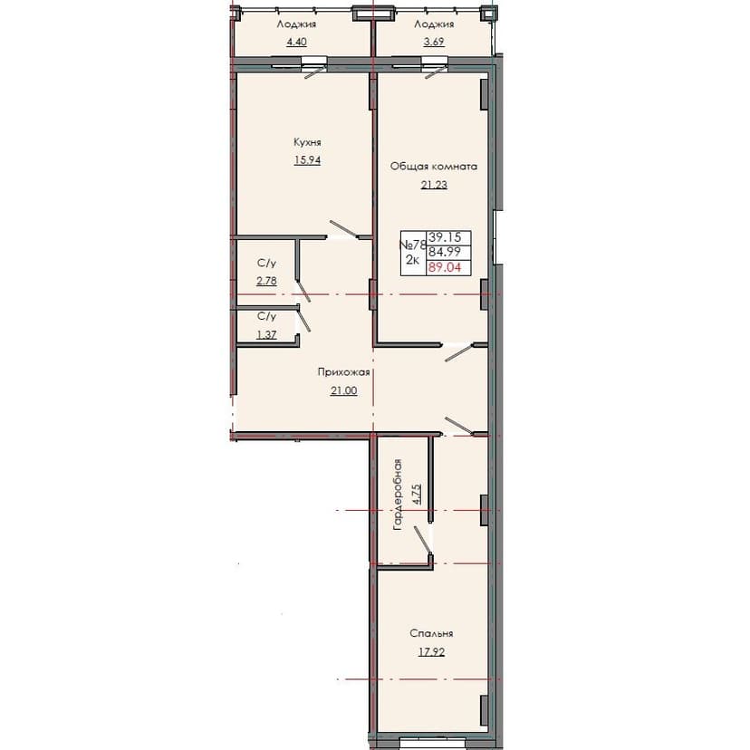 Квартира 78 17