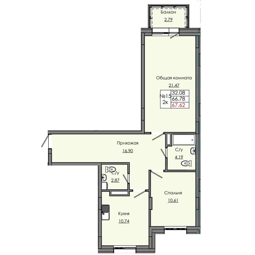 Квартира 15 19