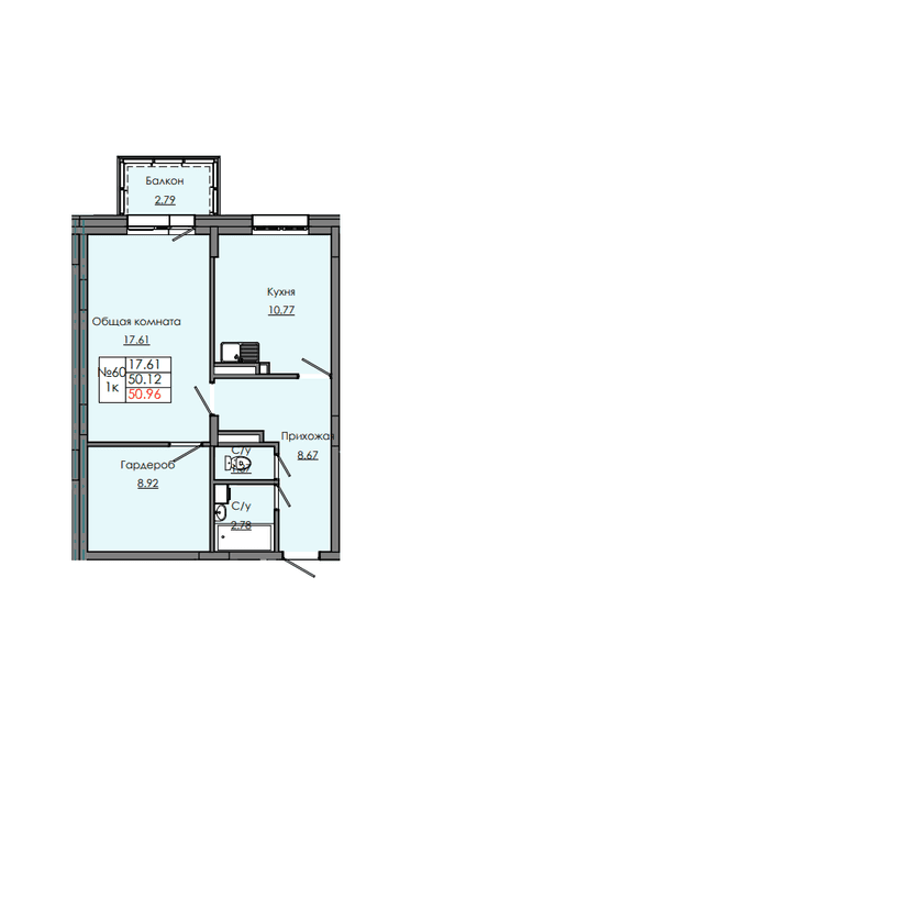 Квартира 60 16