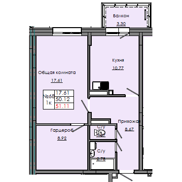 Квартира 68 4