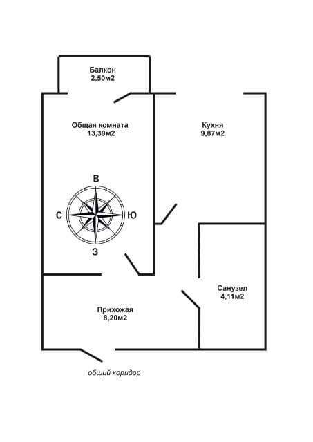 1 комн., 36 м², Монолитно-каркасный, Звездный 9