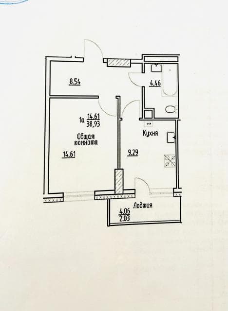 1 комн., 36 м², Монолитно-каркасный, Прометей, ЖК 10