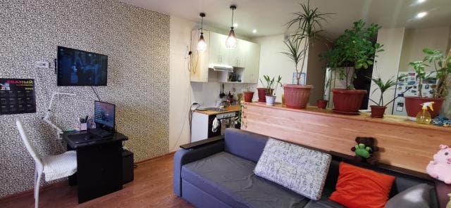 Студия, 34 м², Монолитно-каркасный, Крестьянский рынок, стадион "Туймаада" 3