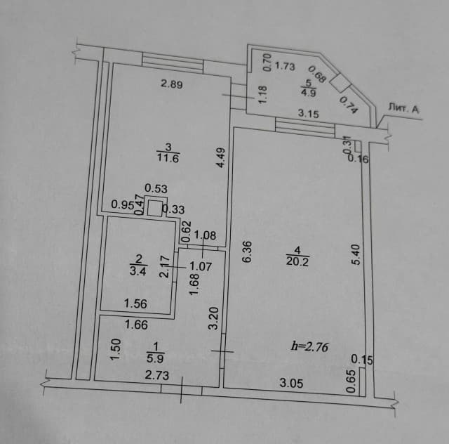 1 комн., 41 м², Монолитно-каркасный, ЯКСМК 2