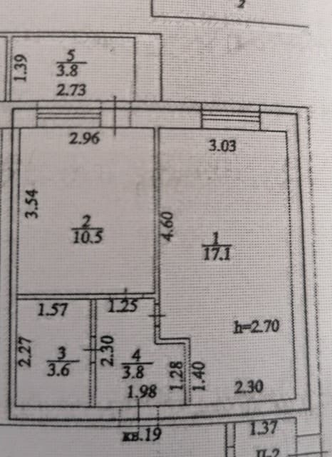 1 комн., 35 м², Блочный, ГРЭС 10
