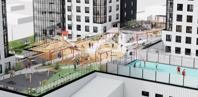 1 комн., 40 м², Монолитно-каркасный, Залог