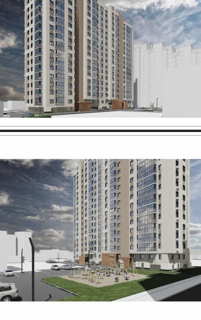 1 комн., 44 м², Инд. планировка, Залог 3