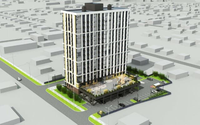 1 комн., 37 м², Монолитно-каркасный, Залог