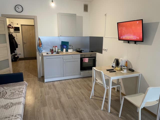 Студия, 32 м², Монолитно-каркасный 3