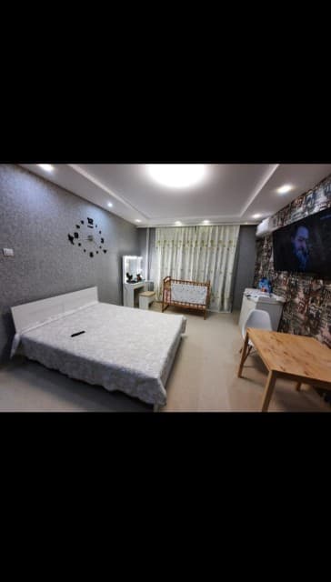1 комн., 42 м², Блочный, Кангалассы