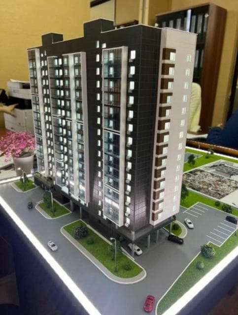 1 комн., 44 м², Инд. планировка, Прометей, ЖК