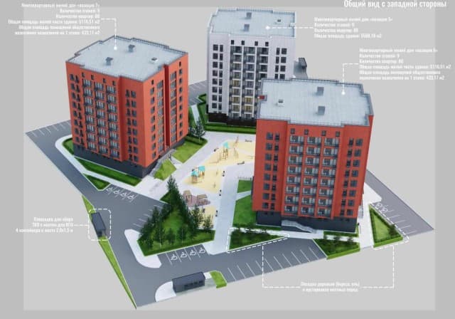 Студия, 31 м², Монолитно-каркасный, ДСК