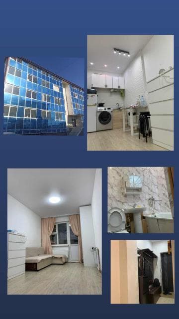 Студия, 23 м², Блочный, 17 квартал 2