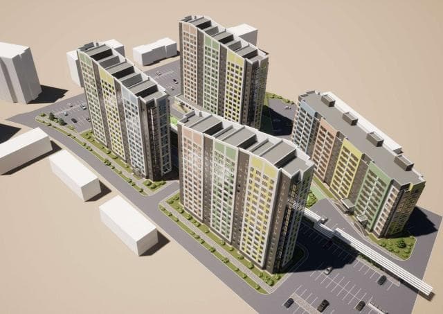 1 комн., 28 м², Монолитно-каркасный, Глазная больница 3