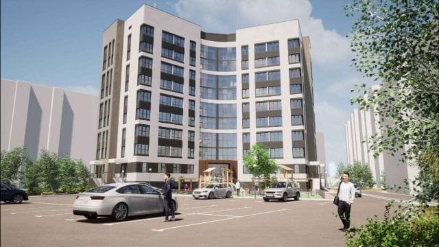 1 комн., 43 м², Монолитно-каркасный, Сайсары
