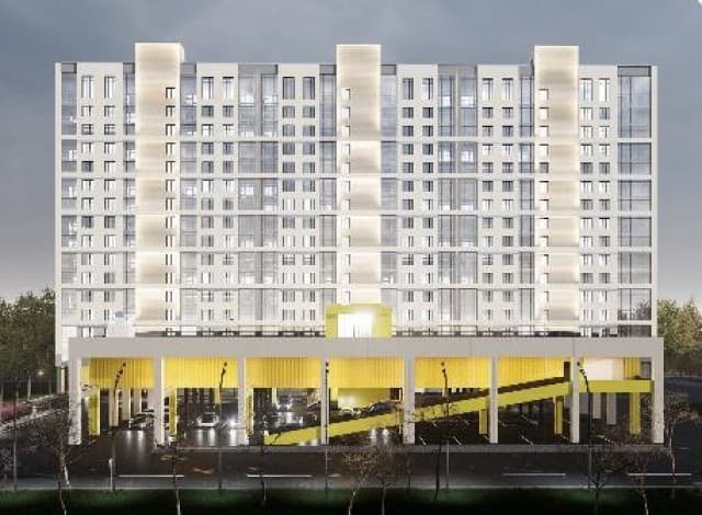 1 комн., 45 м², Монолитно-каркасный, Автодорожная 2
