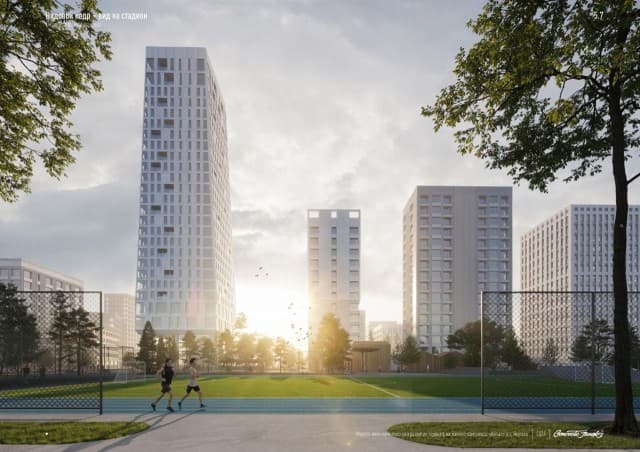 1 комн., 43 м², Монолитно-каркасный, Автодорожная 5
