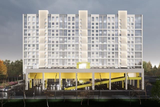 1 комн., 43 м², Монолитно-каркасный, Автодорожная 10