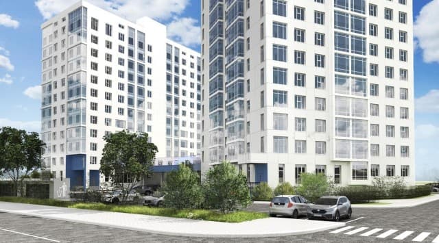 Студия, 30 м², Монолитно-каркасный, Автодорожная 10