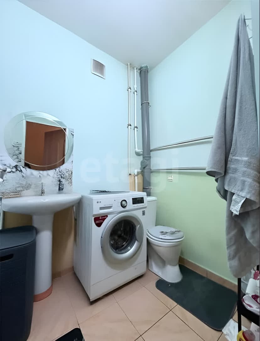 1 комн., 30 м², Монолитно-каркасный 5