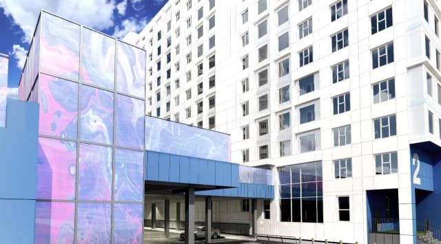 Студия, 30 м², Монолитно-каркасный, Автодорожная 8