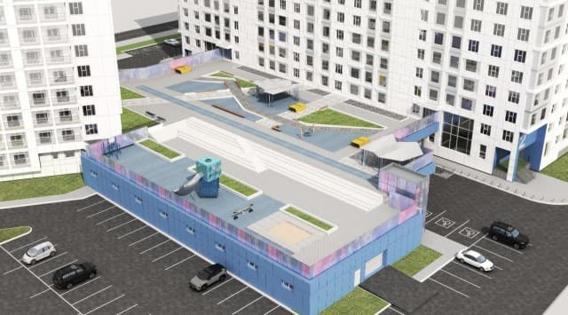 Студия, 30 м², Монолитно-каркасный, Автодорожная 7