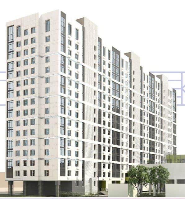 1 комн., 44 м², Монолитно-каркасный 3